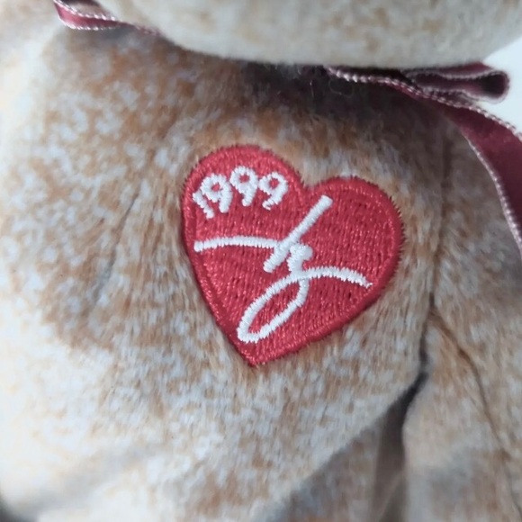 1999 Signature Bear, TY Beanie Babies, Embroidered Signature, Vintage, Y2K - Picture 5 of 9